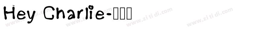 Hey Charlie字体转换
